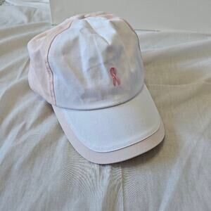 Breast Cancer Awareness Pink Stuff Baseball Cap Pink White